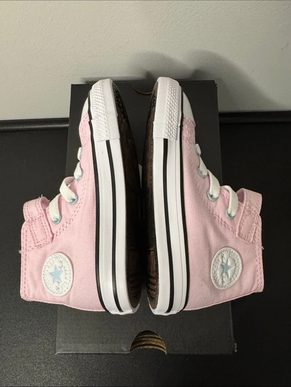 Converse Toddler Girls Pink High-Top Bloom Floral Sneakers Size 8 New NIB